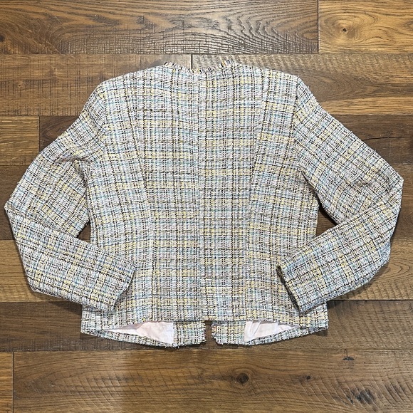 LOFT Multicolor Tweed Blazer - Picture 6 of 9